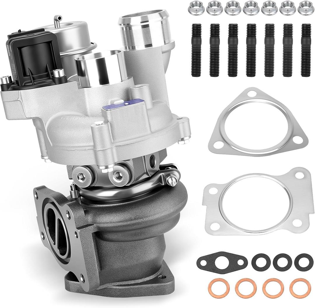 K03 Turbo Turbocharger Kit with Gasket Compatible with Mini Cooper S 2007-2015, Cooper Countryman 2011-2016, Cooper Paceman 2013-2016 S Models R56 R57 R58 R59 1.6L L4 Replace# 53039880163 53039880118