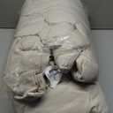 Litanika Comforter King Size Beige, 3 Pieces Lightweight Bedding Comforter Set, Down Alternative Comforter All Season Fluffy Bed Set Gift Choice (King (104"x90")