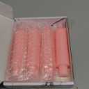 Light Pink Short Taper Candles 6 inch Candle Sticks Unscented Dinner Candle Dripless for Home Decor,Set of 4