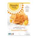 6 x Simple Mills Almond Flour Crackers, Farmhouse Cheddar - Gluten Free, Healthy Snacks, 4.25 Ounce (Pack of 1) (EXP 10/08/26)