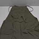 Women's Santorini Beach Vacation Denim Pocket Ultra Short, M (Dark Green)