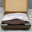  Suede Hobo Bags for Women Fall Woven Purse Slouchy Shoulder Crossbody Bag with Silk Scarf and Pony Charms Winter Trendy Tote Handbags (Chocolate)