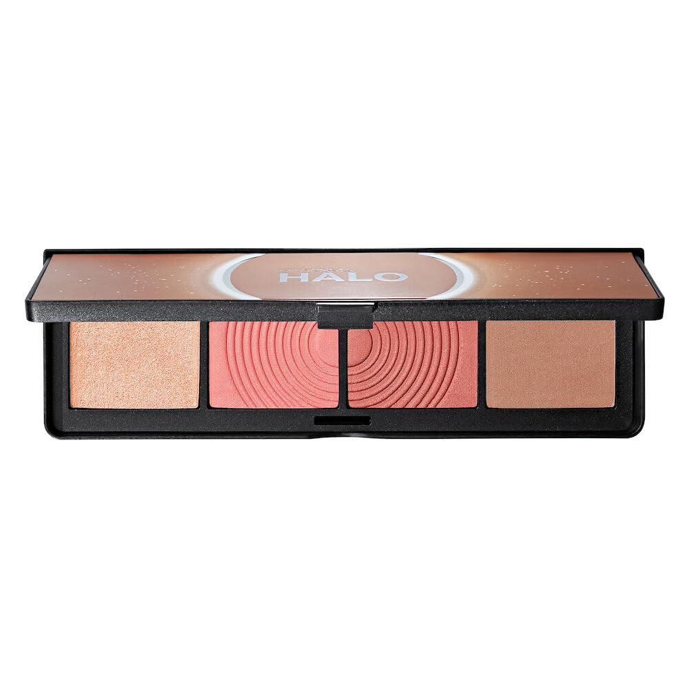 Smashbox Halo Sculpt + Glow Face Palette | Vitamin E, Long Lasting, Contour + Highlighter, 0.55 oz. (Back To Cali)