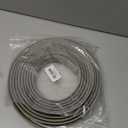 20Ft Carpet Floor Transition Strip, Self Adhesive Floor Edging Trim Strip, PVC Threshold Cover for Doorway, Floor Divider Strip Suitable for Threshold Height Less Than 5 mm - Gray Forest