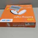 Led Flush Mount Ceiling Light,16 Inch 32w 3480lm,3000k/4000k/6000k 3CCT Selectable, Round Modern Flat Panel Super Slim Led Ceiling Light,for Living Dining Kitchen Bedroom Room (1Pack-White)