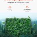 VEVOR Artificial Boxwood Panel, 24pcs 20 x 20 in, 1.6 in Sun Protected Boxwood Hedge Wall Panels, Green Fake Grass Wall for Privacy Fence Decor Indoor Outdoor Garden Backyard