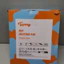 Toozey XL Pet Heating Pad, Waterproof & Chew Resistant, 6 Temp Settings with Timer, 47x28 in for Dogs & Cats (Grey)