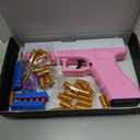 NA Soft Bullet Toy, Gift for Children, Training or Play, Cool Toy Pistol, EVA Bullet, (Pink)