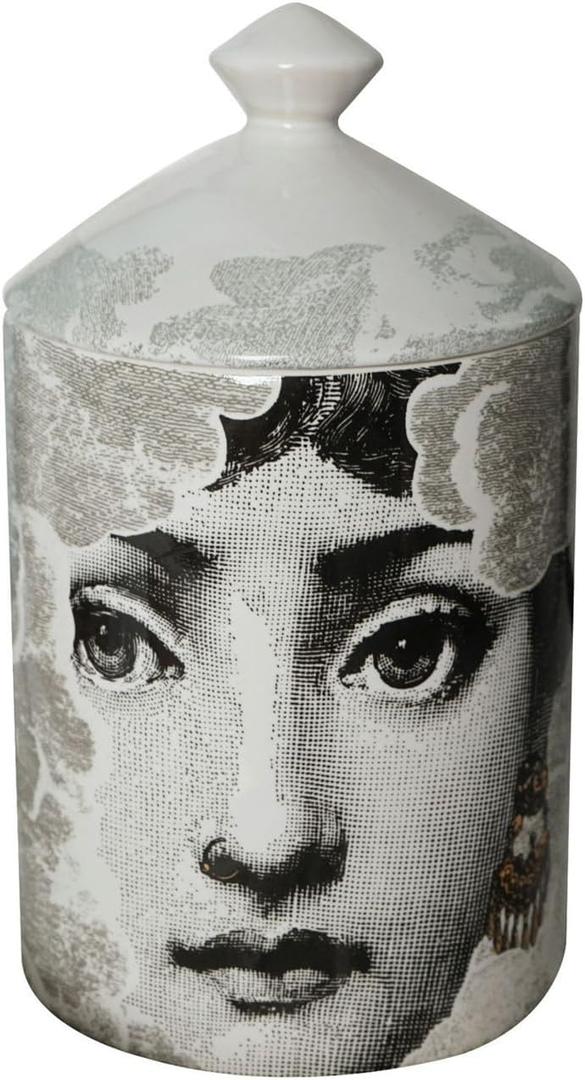 Ceramic Candle Jar Home Fireplace Kitchen Dining Decor Candle Holder (H3)