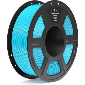 ELEGOO PLA Filament 1.75mm Sky Blue 1KG, 3D Printer Filament Dimensional Accuracy +/- 0.02mm, 1kg Spool(2.2lbs) Fit Most FDM 3D Printers