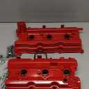 MITZONE Upgrade Aluminum Valve Cover Left and Right Compatible with 2003-2008 Nissan 350Z Infiniti FX35 G35 M35 VQ35DE 3.5L Part # 13264AM600 13264AM610