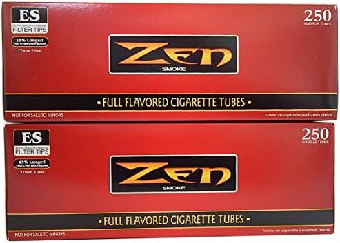 ZEN King Size Full Flavor Cigarette Tubes -2 pack, 250 ct per box