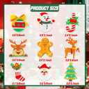 2 x 20Pcs Christmas Iron on Patches, Christmas sew on Patches for Clothing, Hats, Backpacks, Jackets, and Bags