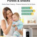 MOMYEASY Fast 2-Minute Baby Bottle Warmer - Steam Heating for Breastmilk & Formula, Fits All Bottles, Precise Temp Control with Timer, Auto Shut-Off