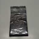 Boao 100 Pieces Resealable Foil Food Storage Bags with Clear Window Coffee Beans Candy Packaging Pouch for Food Small Business Supplies for Jewelry Self Sealed Storage Bags(6.3 x 9.4 Inch,Black)