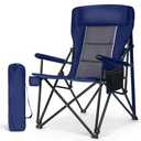 PHI VILLA
Oversize Folding Camping Chair with High Back Cup Holder Side Pocket