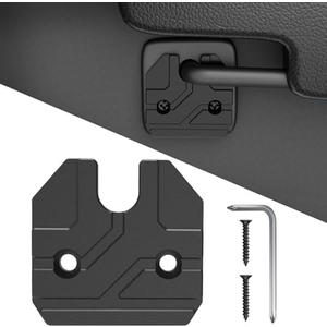Sun Visor Repair Kit Fits for Dodge RAM 1500 Trucks 2019-2026, 1 Pack Aluminum Black Sun Visor Clip, Car Sun Visor Fixer, Truck Visor Clip Fix Kit, Visor Clips for Cars, Dodge Ram 1500 Accessories