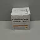 Homemory 100-Pack Flameless LED Tea Lights Candles Battery Operated, 200+Hour Fake Electric Candles TeaLights for Votive, Halloween, Ofrenda, Diya, Wedding Centerpiece Table Decor, Funeral, Christmas (Brgiht Amber Light, White Base)