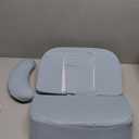 Memory Foam Wedge Pregnancy Pillow for Sleeping, Maternity Pillow for Pregnant Women, W Shaped Pregnancy Body Pillow Support for Belly Back Legs, Babybub Maternity Pillow, Removable Cover (Grey Ripple)