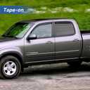Window Visors Rain Guards for 2004 2005 2006 Toyota Tundra Double Cab, Out-Channel Window Vent Wind Deflectors Visors Shades for 04 05 06 Tundra Crew Cab