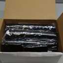 200 Pcs Black Dessert Cups with Spoons Small Plastic Goblets Disposable Parfait Charcuterie Cups Pudding, Mousse Set for Party(3 oz,Triangle)