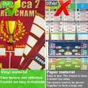 HONCHAN 2026 Soccer The World Championship Schedule Poster & Final Round 48-team Collection Showcase,national flag sticker 39.37 in x 27.56 in, Great Gifts for Soccer Fans (Sticker Schedule)