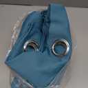 RYB HOME Privacy Blackout Curtains, Thermal Insulating Room Divider Large Window Treatment for Glass Door Living Room Shared Bedroom Laundry Room, W 60 x L 108 inches, Teal, 1 Panel