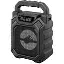 iLive ISB199B Wireless Tailgate Party Speaker, with LED Light Effects and Built-in Rechargeable Battery, Black