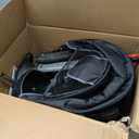 7-in-1 Folding Toddler Tricycle for 18 Months to 5 Years, Tricycle Stroller with Dual Brakes, All-Terrian Rubber Tire, Tricycle for Toddlers with Rotatable Seat, Adjustable Push Handle, Black