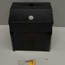 Suggestion Box with Slot and Lock Metal Wall Mounted Ballot Complaint and Donation Box with 4 Keys