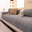 Washable Pet-Friendly Couch Cover for Dogs Fuzzy Pet Sofa Cover Dog Couch Blanket for Sofa 90x240 cm