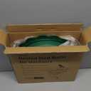 Heated Bird Baths for Outdoors, 100W Heated Bird Bath for Deck Railing, Heated Birdbath with Thermostat Control, Heated Bird Bath for Outside Winter Garden Patio Yard (Green)