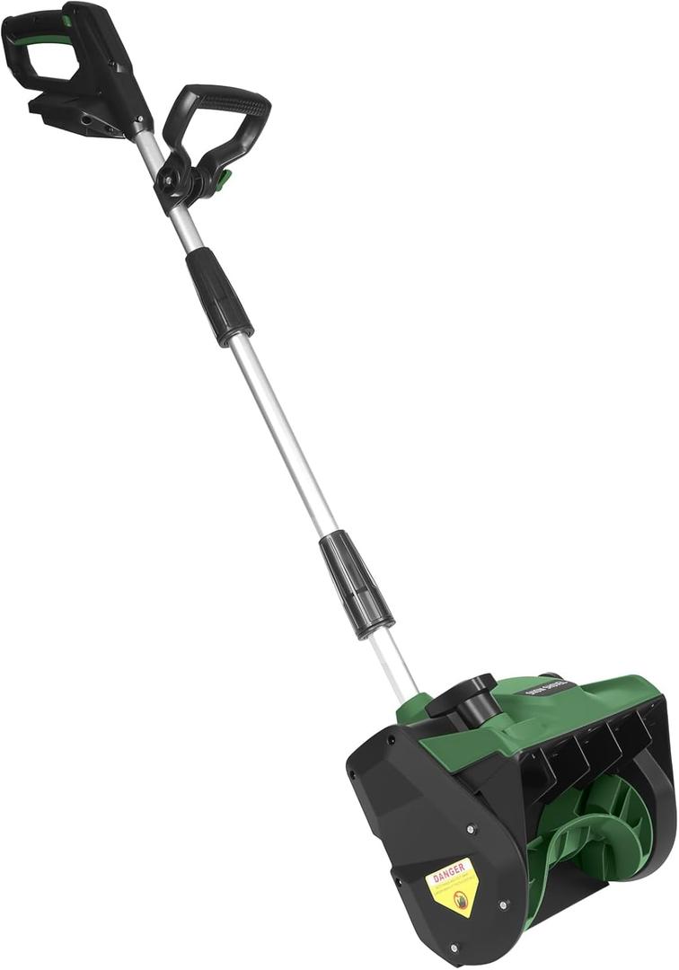 Cordless Snow Blower (No Battery) Compatible with Dewalt 20V Max Battery, 12-Inch Cordless Snow Shovel with Aluminum Tube, Adjustable Front Handle, 6" Depth, 23 FT Snow Throwing Distance