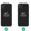 OtterBox iPhone 12 & iPhone 12 Pro Commuter Series Case - Bespoke Way (Blazer Blue/Stormy SEAS Blue), Slim & Tough, Pocket-Friendly, with Port Protection