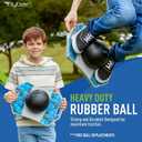 Flybar Pogo Trick Ball for Kids Balance Bounce Board with Anti-Slip Deck Pump Included - Indoor & Outdoor Toys for Boys and Girls Fun Way to Reduce Screen Time Supports up to 160 lbs Ages 6+, Medium