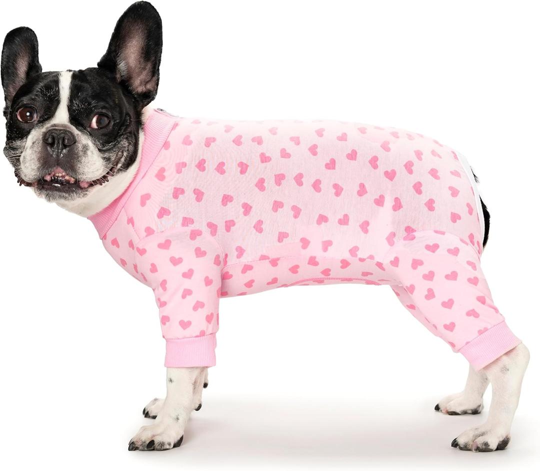 Surgery Recovery Suit for Medium Dogs, Long Sleeve Dog Onesie for Surgery Female Dogs Pajamas Abdominal Wound Bandages Surgical Suit Recovery Suit for Shedding Skin Disease