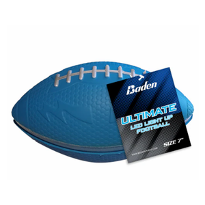 Baden Ultimate Led Light Up Football , Blue,Size 7