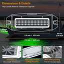 UCINNOVATE 2X 6.9 Marine LED Boat Lights, Dual Color Waterproof Transom & Underwater Lights for Yachts, Boats, Sailboats, Pontoons, Stern & Deck (Blue/Green, 12-36V, IP68)