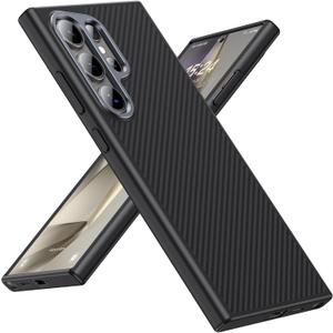 BENKS ArmorPro Case for Samsung Galaxy S24 Ultra Compatible with Magsafe, [Military Grade Protection] Shockproof Protective Case Built with Dupont Kevlar 600D Fiber