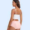 YESWEL Incontinence Underwear For Women, Reusable Washable Leak-proof Lightweight Briefs for Postpartum, Bladder Leak, 5 Pack (Multicolor01, Medium)