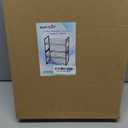 4-Tier Shoe Rack,Metal Simple Shoe Storage Organizer Shelf for Closet,Entryway, Bedroom,Garage (Black, 4 Tier)