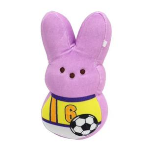 2 x Peeps 6" Careers Bunny Soccer Player