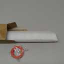 Shower Arm with Flange, 16 Inches Wall Mount Square Straight Extension Arm, Replacement of Fixed Rain Shower Head Pipe, Chrome