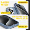 OtterBox iPhone 15 Pro MAX Commuter Series Case - MagSafe Edition - Blue, Slim & Tough, Pocket-Friendly, with Port Protection - Crisp Denim