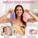 Grape Soap, Handmade DIY Grapes Cluster Shaped Soaps, Grape Soap on a Rope,Decorative Soaps Bars,Exquisite Home Decor and Gift Choice for Fresh Air and Washing Hands (1, Purple)
