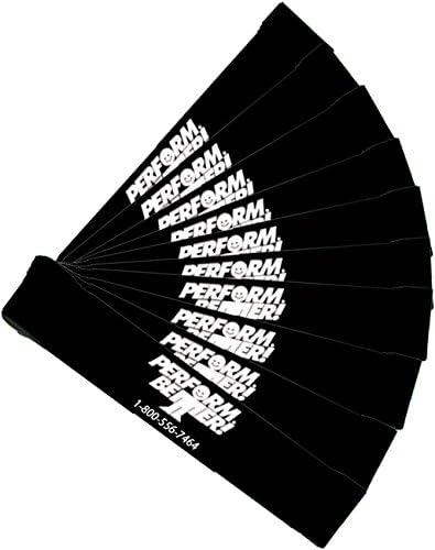 Perform Better Mini Band Resistance Loop - Exercise Bands (e) Set of 10 - 9x2)