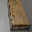 ROIL 14 inch Metal Queen Bed Frame with Rounded Corner and Headboard Hole Mattress Retainers 3500LBS Heavy Duty Steel Slats No Box Spring Needed Platform Noise-Free Easy Assembly