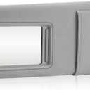 Gray Driver Left Side Sun Visor Replacement Compatible with 2007 2008 2009 2010 2011 Toyota Camry Without Sunroof Replace 74320-06780-B0, 74320-33B81-B0 (Grey)