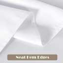 Sancua 6 Pack White Tablecloth 60 x 84 Inch, Rectangle Table Cloth for 4ft Tables - Stain and Wrinkle Resistant Washable Polyester Table Cover for Dining Wedding Banquet Party Buffet Restaurant