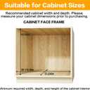 2-Tier Kitchen Cabinet Pull Out Shelf and Drawer Organizer Slide Out Pantry Storaqe Basket in Multiple Sizes (18" W x 21" D)